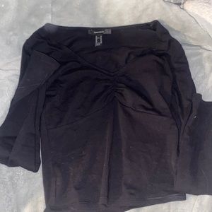 forever 21 crop top long sleeve